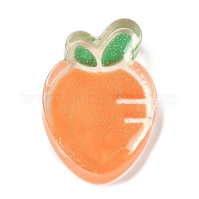 Кабошоны из полупрозрачной смолы RESI-H147-01D-1