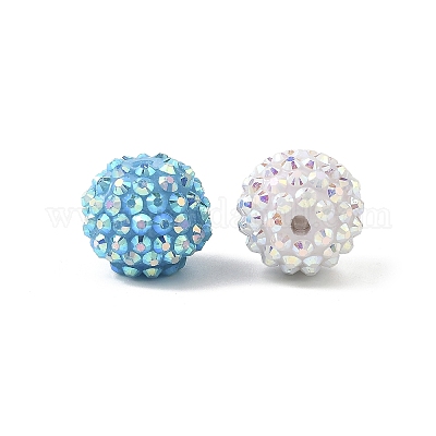 AB-цвет смолы горный хрусталь бисер RESI-S315-16x18-M-1