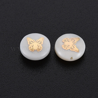 Бусины из натуральных пресноводных ракушек SHEL-S278-060-1