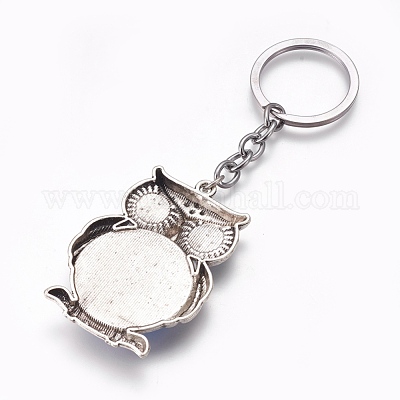 Сплав брелок&nbsp;KEYC-WH0015-04-1