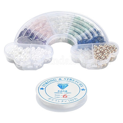 Набор для изготовления браслета из драгоценных камней своими руками DIY-YW0006-02-1