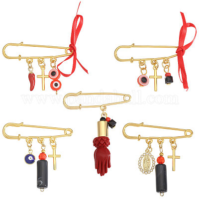 5 шт. булавки для килта из нержавеющей стали 304 JEWB-CA00009-1