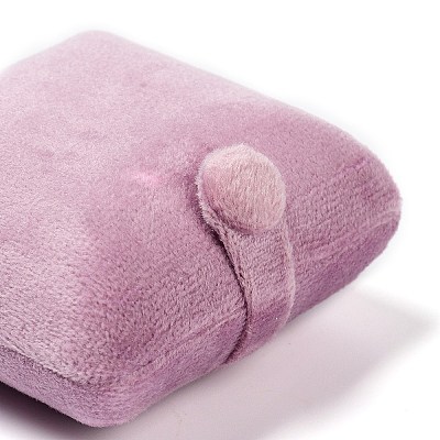 Квадратные бархатные коробки ожерелья VBOX-C001-02B-1