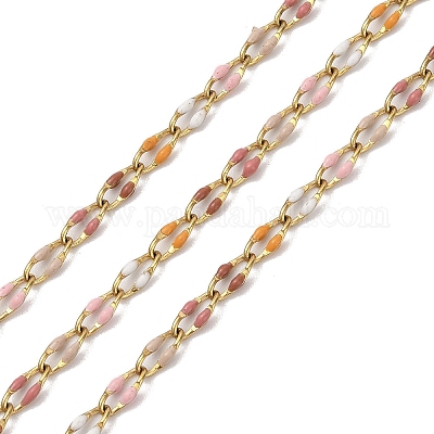 Ионное покрытие (ip) 304 нержавеющая сталь эмалированная звеньевая цепь CHS-H027-01G-05-1