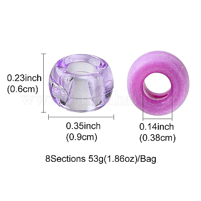 8 стиль пластиковые перламутровые бусины KY-FS0001-21A-1