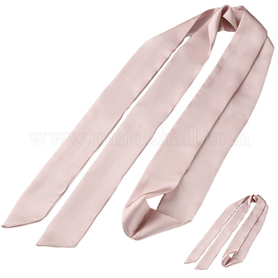 Длинный полиэстеровый шелковый шарф для женщин и девочек AJEW-WH20042-77B-1