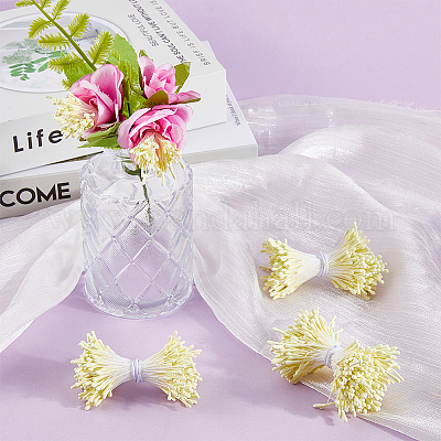 Гипс с хлопковым шнуром искусственный цветок сердцевина DIY-WH20007-36A-02-1