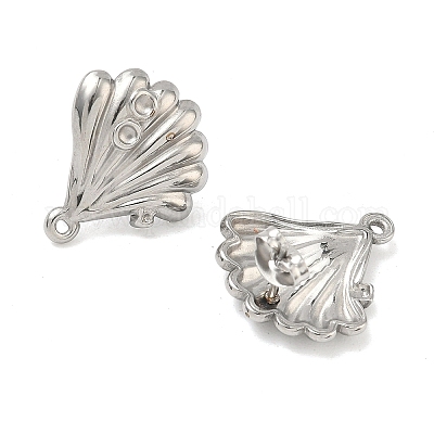 Фурнитура для сережек-гвоздиков из нержавеющей стали 304 STAS-Z175-02P-01-1