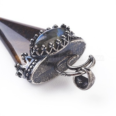 Натуральный смешанный камень большие подвески G-F639-06-1