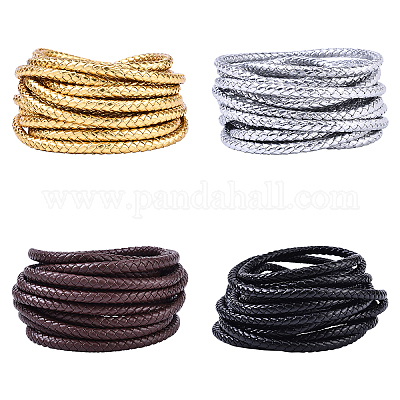 Шнур из искусственной кожи длиной 5 метр. LC-YW0001-02A-1