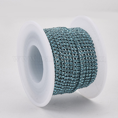 Электрофорез железные стразы цепочки из страз CHC-Q009-SS6.5-B05-1