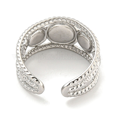 Кольца-манжеты из синтетической бирюзы из нержавеющей стали 304 G-Z056-06P-05-1