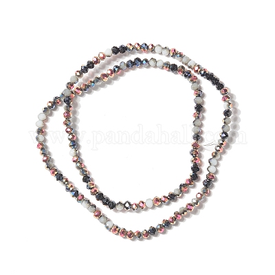 Chapelets de perles en verre électrolytique &nbsp;GLAA-G097-02B-02-1