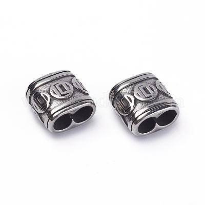Шармы-слайдеры из нержавеющей стали 304/бусины-слайдеры STAS-G220-14AS-1