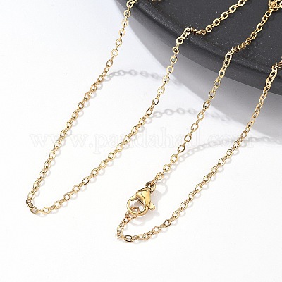 Модные унисекс ожерелья из нержавеющей стали 304 с цепочкой X-NJEW-M047-02-1