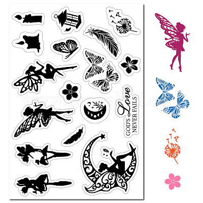Wholesale CRASPIRE Butterfly Clear Stamps for Card Making Decoration  Scrapbooking 