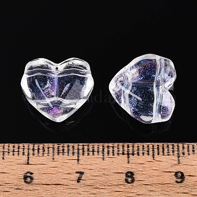 Прозрачные стеклянные бусины GLAA-T028-03A-1