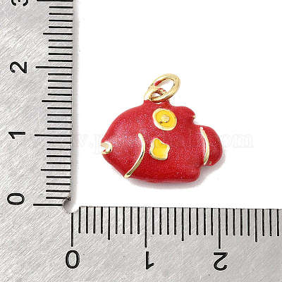 Латунь эмаль подвески&nbsp;KK-P343-03G-04-1