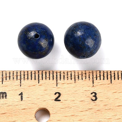 Природный лазурит бисером&nbsp;X-G-C254-A07-10mm-1