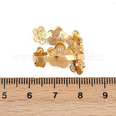 Кольца-манжеты из нержавеющей стали 304 для женщин&nbsp;LS-RJEW-K302-02G-1