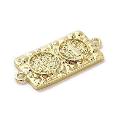 Религия латунные подвески с крестом Святого Бенедикта KK-E091-05G-1