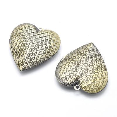 Подвески латуни медальон KK-F717-10AB-NR-1