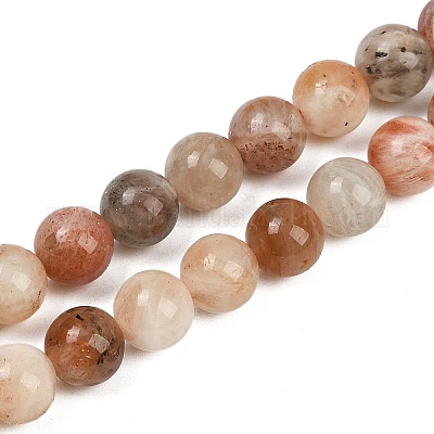 Природного кварца нитей бисера&nbsp;G-P488-04B-1