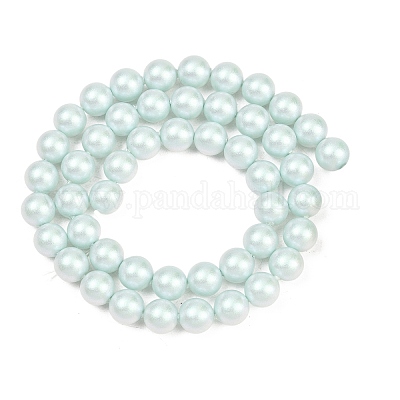 Milchglas Perlen Stränge&nbsp;GLAA-A044-08A-05-1