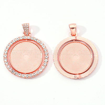 Сеттинги для кулона(кабошонов) X-PALLOY-S107-005RG-RS-1