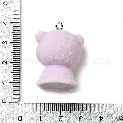 Подвески из флокированной смолы RESI-D072-03A-1