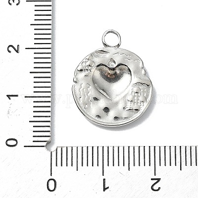 Подвески из нержавеющей стали 304 со стразами STAS-L022-446P-1