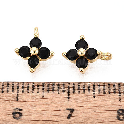 Латунные микро проложить кубического циркония подвески KK-D356-07F-G-1