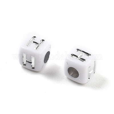 Непрозрачные акриловые бусины OACR-D282-06H-1