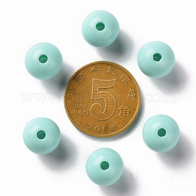 Perles acryliques opaques&nbsp;MACR-S370-C10mm-12-1