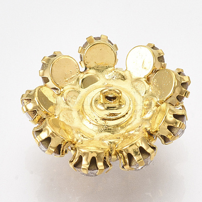 Позолоченные латунные пуговицы на хвостовике RB-S066-09G-08-1