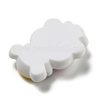 Кабошоны из непрозрачной смолы с милыми животными RESI-C040-01F-1