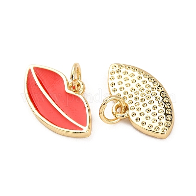 Латунь эмаль подвески&nbsp;KK-K408-30G-1