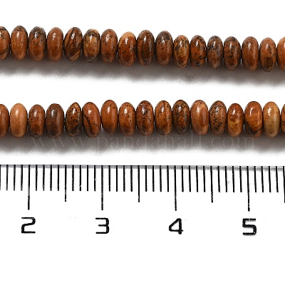 Естественного изображения яшмы бисер нитей G-K343-C17-01-1