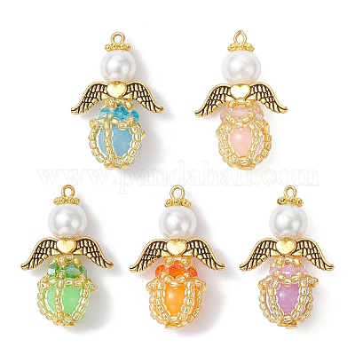 Подвески из стеклянных бусин и стеклянных бусин ручной работы PALLOY-MZ00963-1