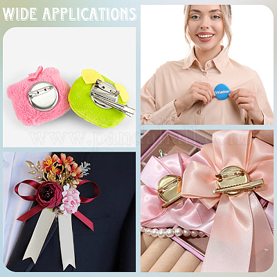 20 шт. железная оправа для броши-кабошона IFIN-GF0001-53-1