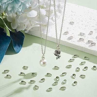 120 шт. латунные защелки на дужках KK-BC0013-58P-1