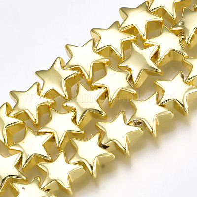 Гальванизировать немагнитных синтетический гематит бисер пряди G-T061-182-1