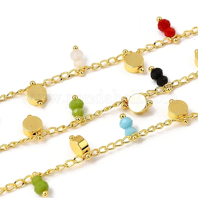 Латунные плоские круглозвенные цепи CHC-H114-07G-10-1