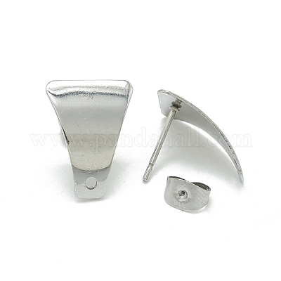 Фурнитура для сережек-гвоздиков из нержавеющей стали марки 304 STAS-Q225-10A-1