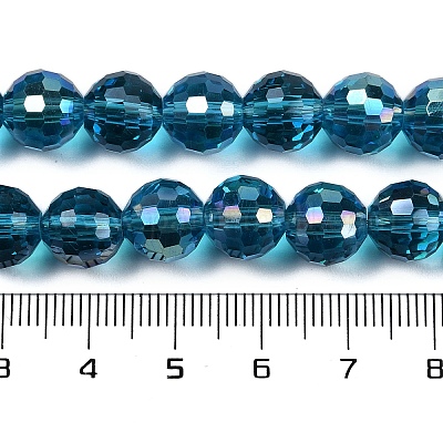 Прозрачные стеклянные бусины гальваническим пряди EGLA-N002-31-H07-1