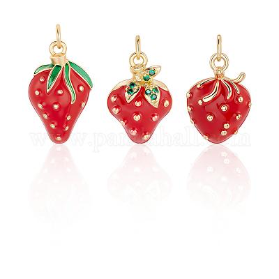 Кулоны с эмалью из латуни KK-BBC0019-49-1