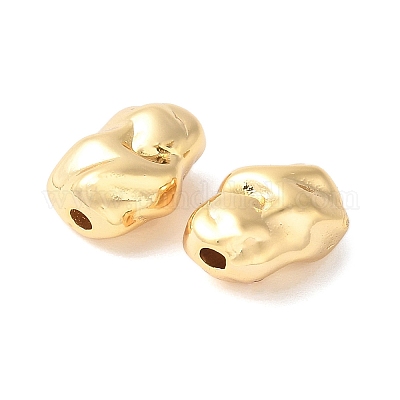 Самородки латунные бусины KK-U064-19A-G-1