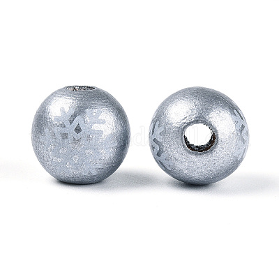 Рождественские бусины из дерева схима WOOD-T032-35A-1