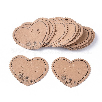 Бумажные карты дисплея серьги DIY-WH0146-66-1