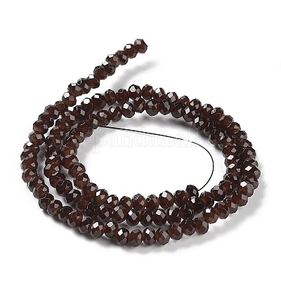 Запекание расписных стеклянных бусин с имитацией нефрита DGLA-A034-J4MM-A11-1